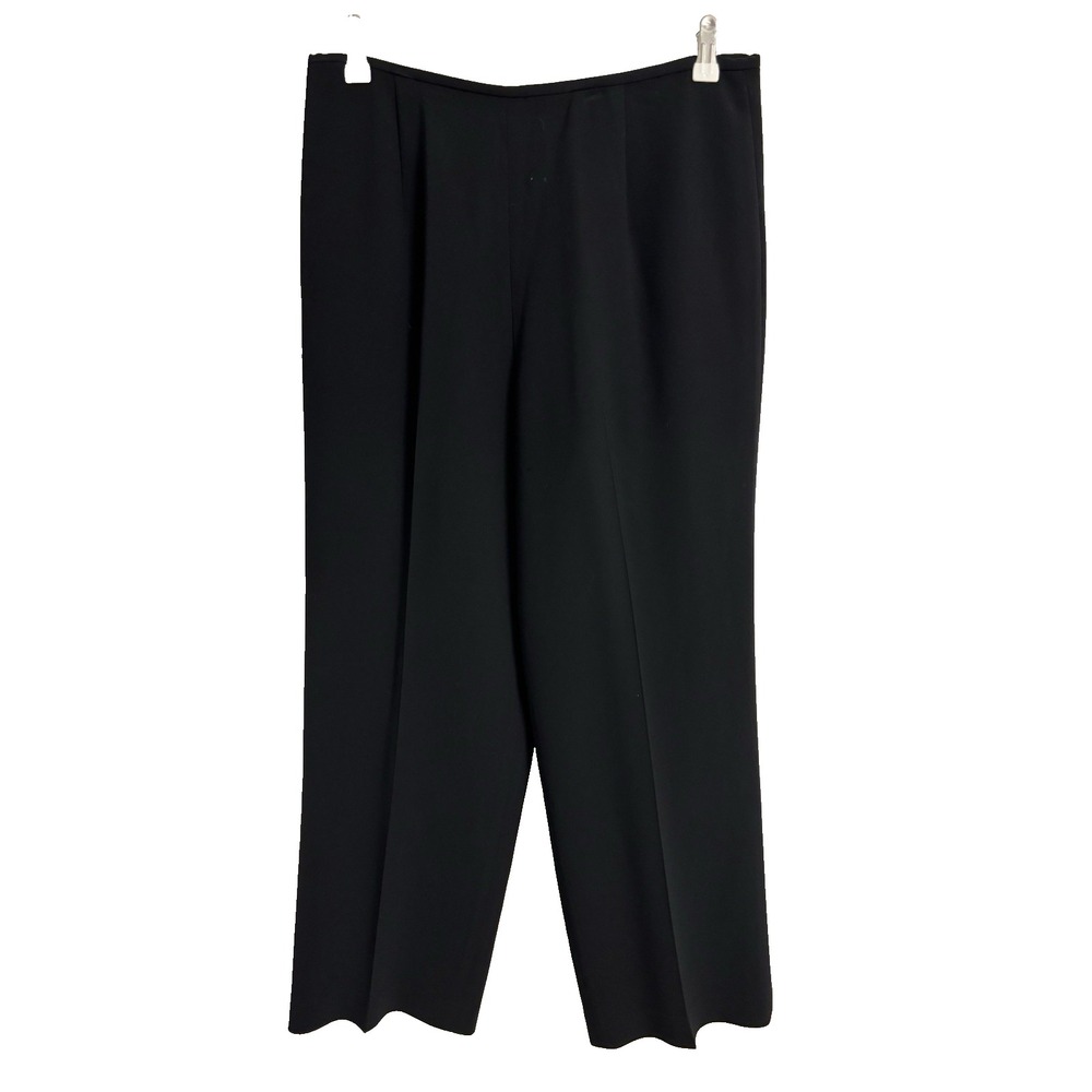 Talbots Women's 12 Black Lined Dress Pants Trousers Work Office Business Neutral